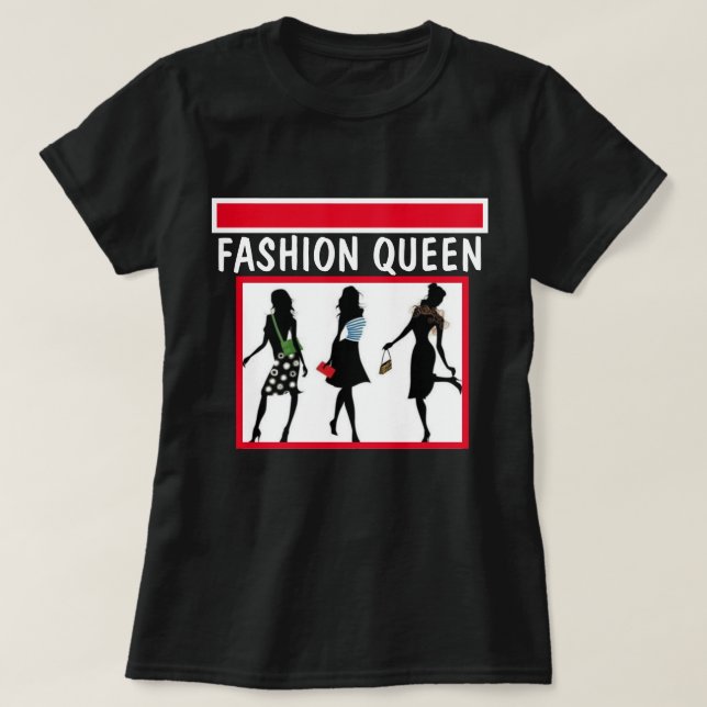 CAMISETA COLEÇÃO RAINHA DA MODA (Frente do Design)