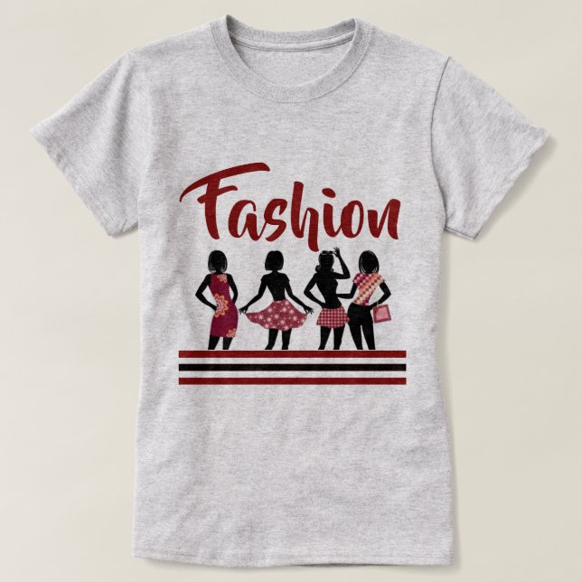 Camiseta Coleção RAINHA DA MODA (Frente do Design)