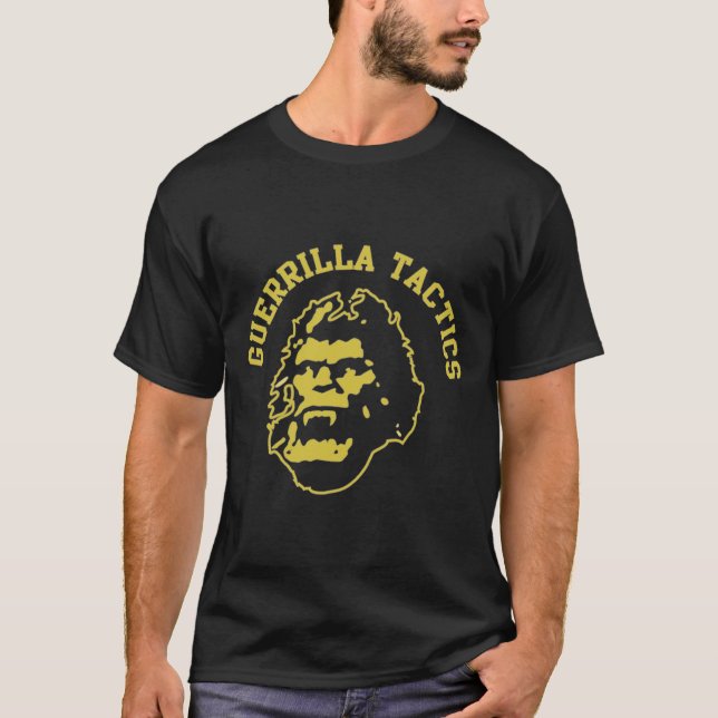 Camiseta Coleção Rara Premium De Táticas De Guerrilha (Frente)