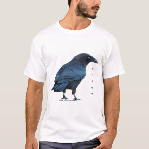 Camiseta Coleção Raven Negra III Moda Masculina