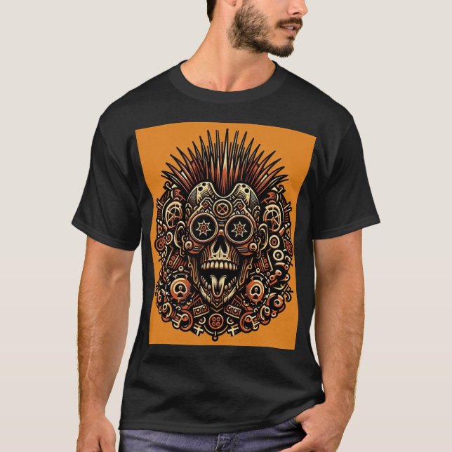 Camiseta Coleção Tribal Skull (Frente)