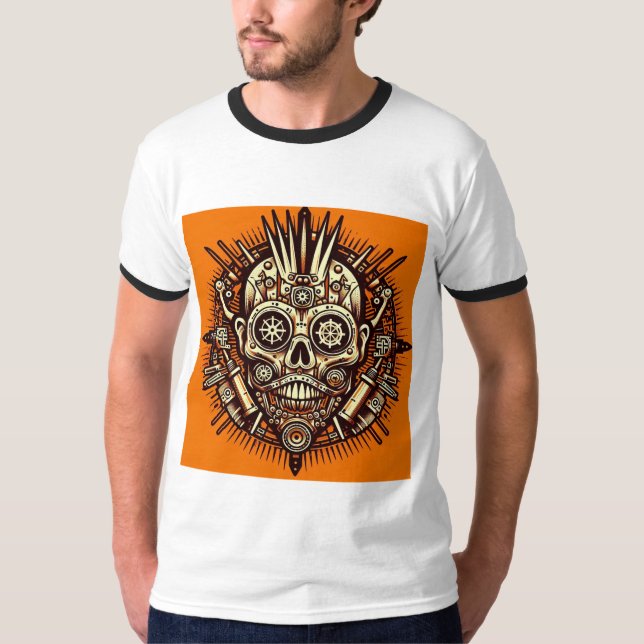 Camiseta Coleção Tribal Skull (Frente)