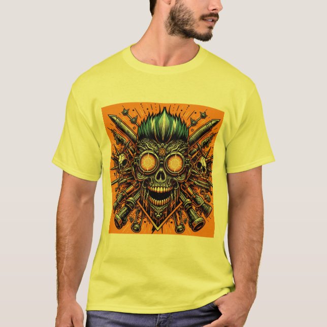 Camiseta Coleção Tribal Skull (Frente)