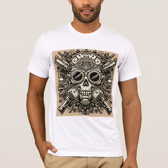 Camiseta Coleção Tribal Skull (Frente)