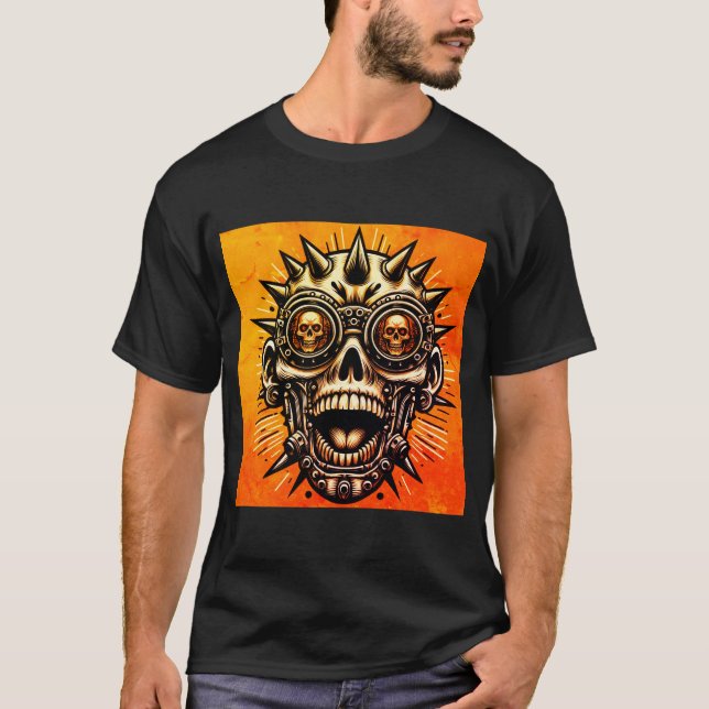 Camiseta Coleção Tribal Skull (Frente)