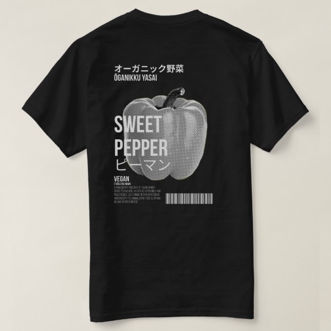 CAMISETA COLEÇÃO VEGAN (Verso do Design)