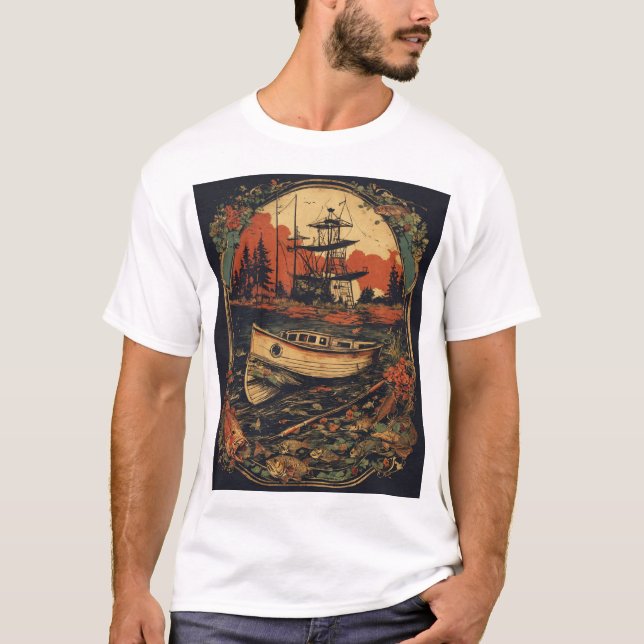 Camiseta "Coleção Vestida e meteorológica: Coleção de Desig (Frente)