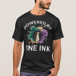 Camiseta Colecionador de Caneta Tinteiro Caligrafia Escrita