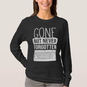 Camiseta Colecionador de Fitas de Vídeo VHS Nunca Esqueça
