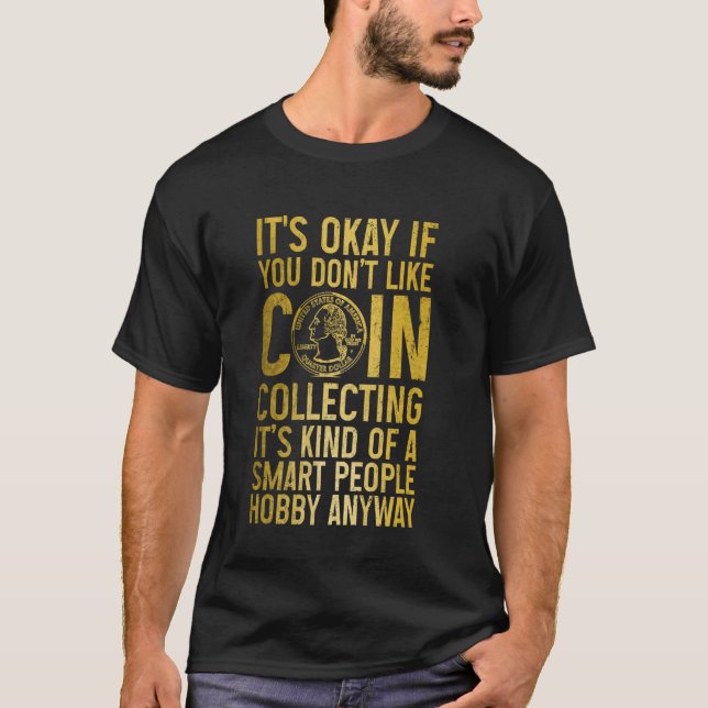 Camiseta Colecionador de Moedas Numismática Numismata Engra (Frente)