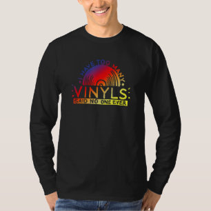 Camiseta Colecionador de Música Eu Tenho em Vinil