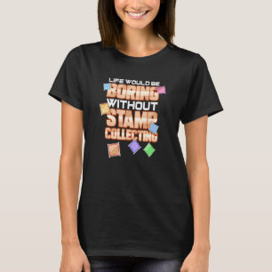 Camiseta Colecionador de Selos para Coleção de Selos de Fil