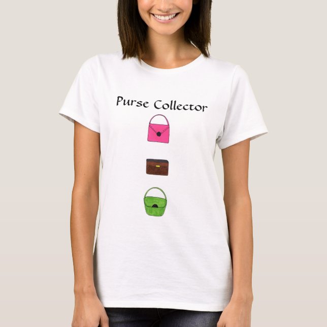 Camiseta Colecionadora de Bolsas (Frente)