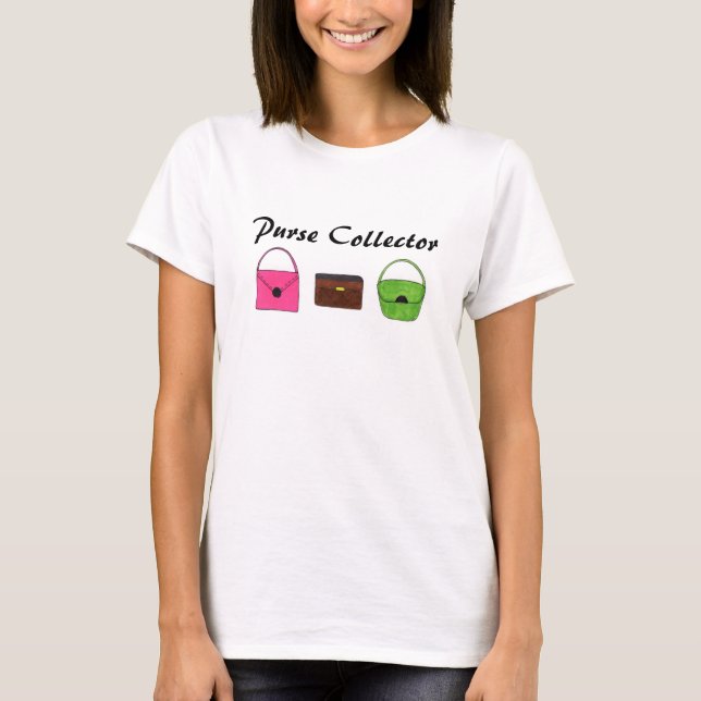Camiseta Colecionadora de Bolsas (Frente)
