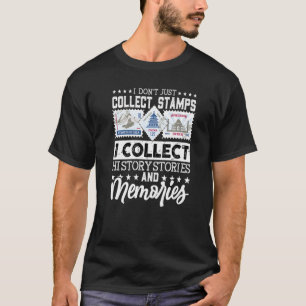 Camiseta Coleciono História Pôstos Filadélfia de Carimbos
