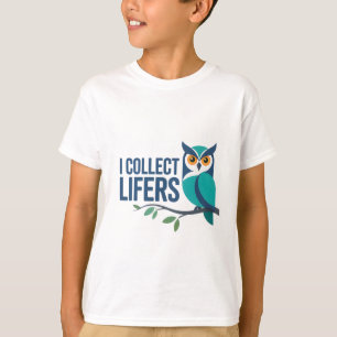 Camiseta Coleciono "Lifers" - Design de Pozicultura Azul