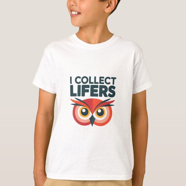 Camiseta Coleciono "Lifers" - Gráfico Engraçado de Nascente (Frente)