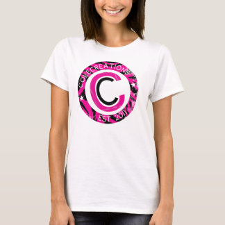 Camiseta Colecreations estabeleceu o T (a zebra)