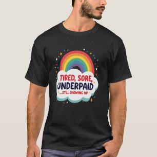 Camiseta Colega Associado Cansado Dolorido Mal Pago Ainda M