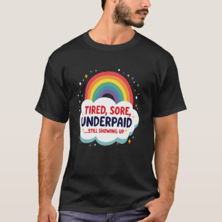 Camiseta Colega Associado Cansado Dolorido Mal Pago Ainda M