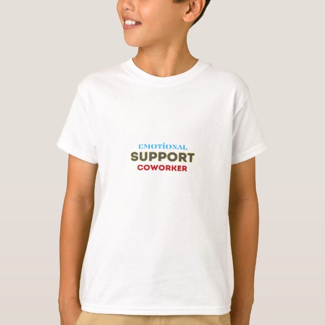 Camiseta Colega de Ajuda Emocional, Presente de Colega de T (Frente)