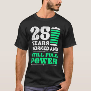 Camiseta Colega De Trabalho 25 Anos De Aniversário De Servi