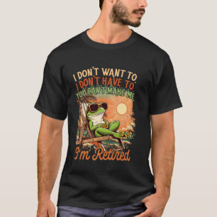 Camiseta Colega de Trabalho Aposentado Não Quero Não Tenho