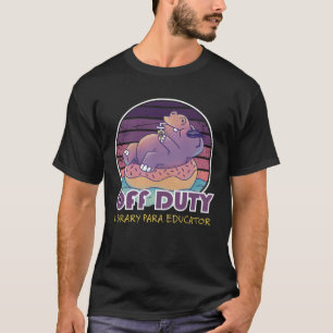 Camiseta Colega de Trabalho de Educador Auxiliar de Bibliot
