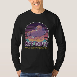 Camiseta Colega de Trabalho de Produção de Xarope de Bordo