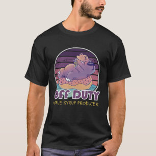 Camiseta Colega de Trabalho de Produtor de Xarope de Bordo