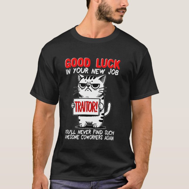 Camiseta Colega de Trabalho Deixando, Saindo Mudança de Emp (Frente)