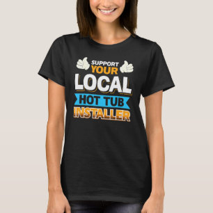 Camiseta Colega de Trabalho e Colega de Instalador de Banhe