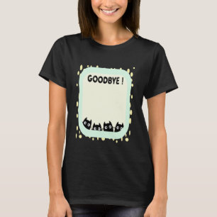 Camiseta Colega Deixando o Trabalho Gatos Saindo do Emprego