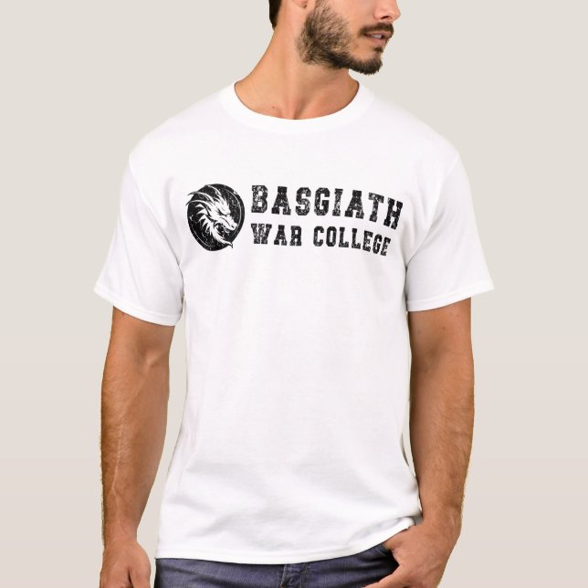 Camiseta Colégio de Basgiath War, Dragon Rider, Voe ou Morr (Frente)