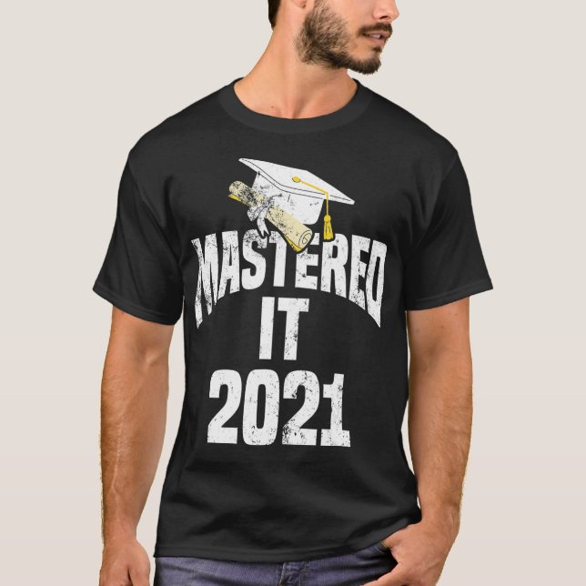 Camiseta Colégio De Graduação De Mestrados De 2021 (Frente)