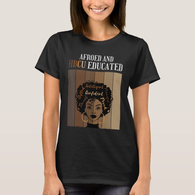 Camiseta Colégios Históricos Negros Educados Pela Afroed E  (Frente)