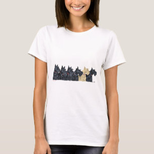 Camiseta Coleiras Patrióticas para Terriers Escoceses
