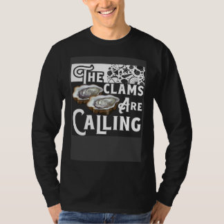 Camiseta Coleta de amêijoas Caça a conchas  Escavação de am