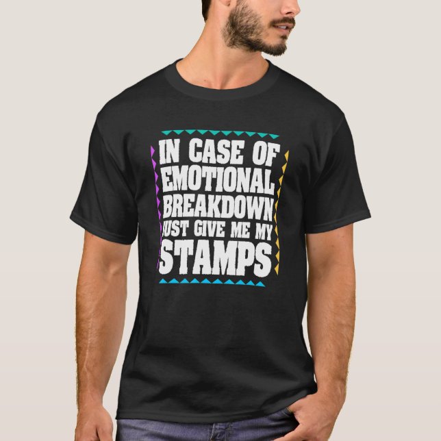 Camiseta Coleta de Carimbos de Carimbo (Frente)