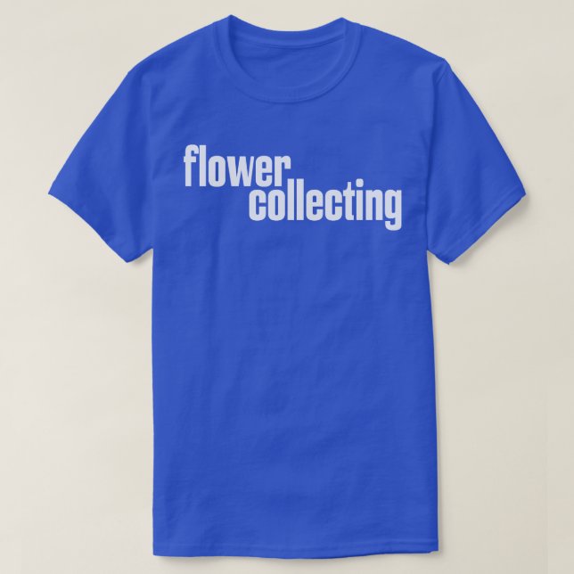 Camiseta Coleta de Flores 2 (Frente do Design)