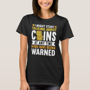 Camiseta Coleta de Moedas Numismáticas