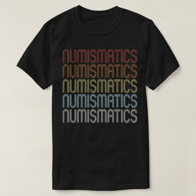 Camiseta Coleta de Moedas Numismáticas (Frente do Design)