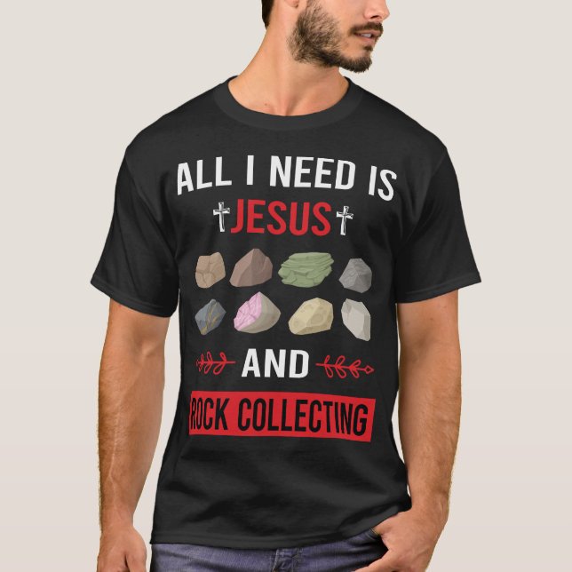 Camiseta Coleta de Rochas Coletor de Rochas Caça-Rochas (Frente)