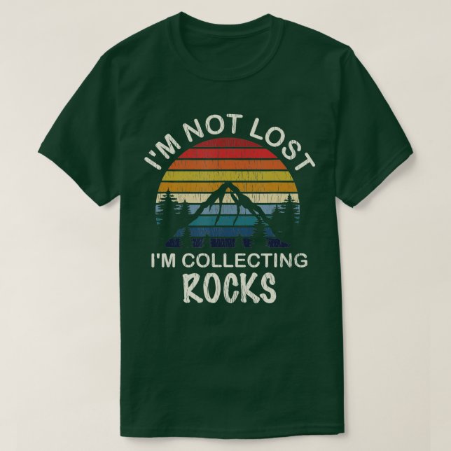 Camiseta Coleta de Rock Geologista GiftsRock Collector (Frente do Design)