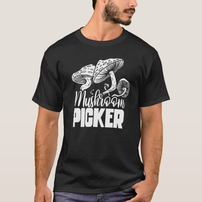 Camiseta Coleta de Separação de Cogumelos (Frente)