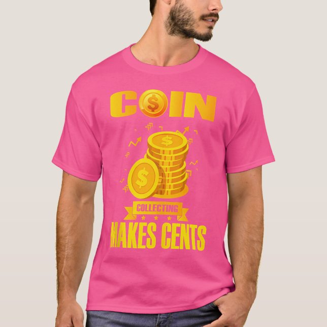 Camiseta Coleta Numismática Numismática Numismática Coleta  (Frente)