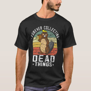 Camiseta Coletando Taxidermia do castor retrorreflector Tax