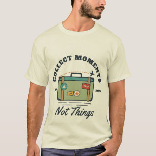 Camiseta Coletâneas Momentos Não Coisas Mala de Viagem Retr