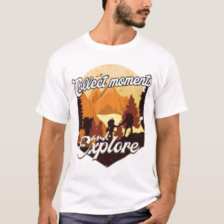Camiseta Coletar Momentos E Explorar