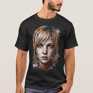Camiseta Colete de ganga com faca borboleta Silent Hill 3 H